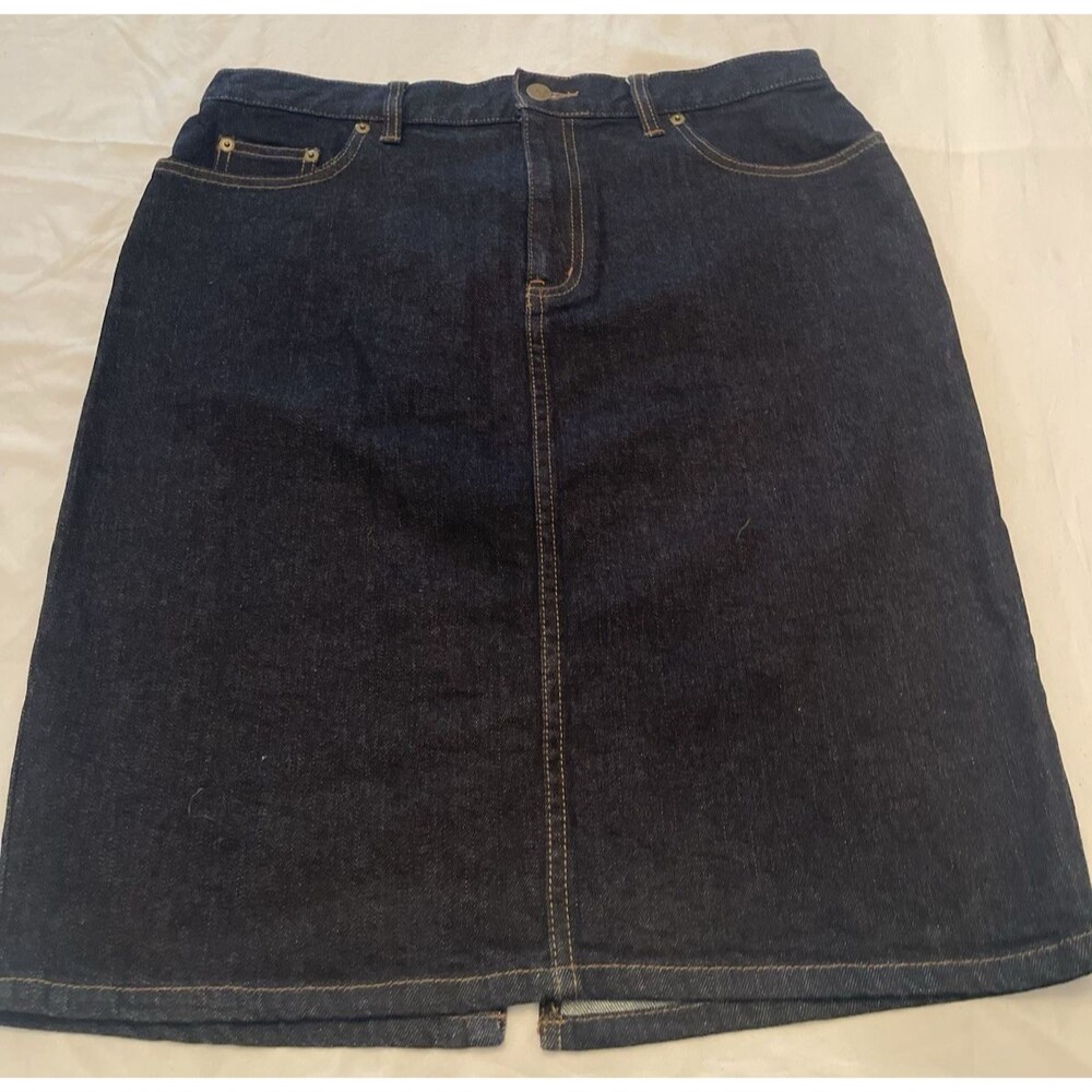 Ralph Lauren Denim Pencil Skirt Size 10